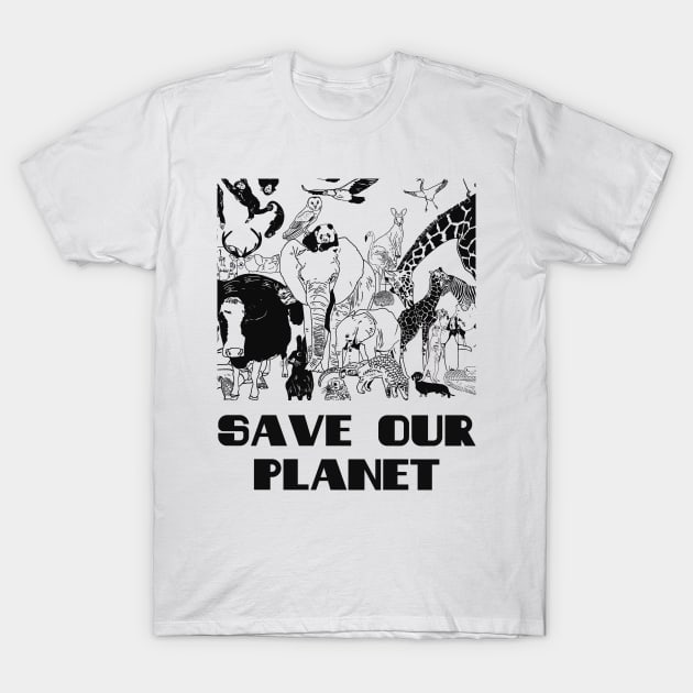 Save our planet T-Shirt by Hadderstyle